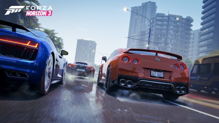 City Racing in Forza Horizon 3