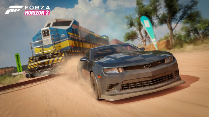 Train Crossing in Forza Horizon 3